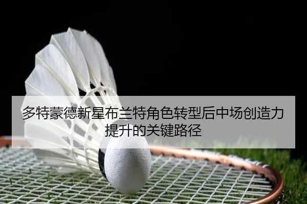 多特蒙德新星布兰特角色转型后中场创造力提升的关键路径